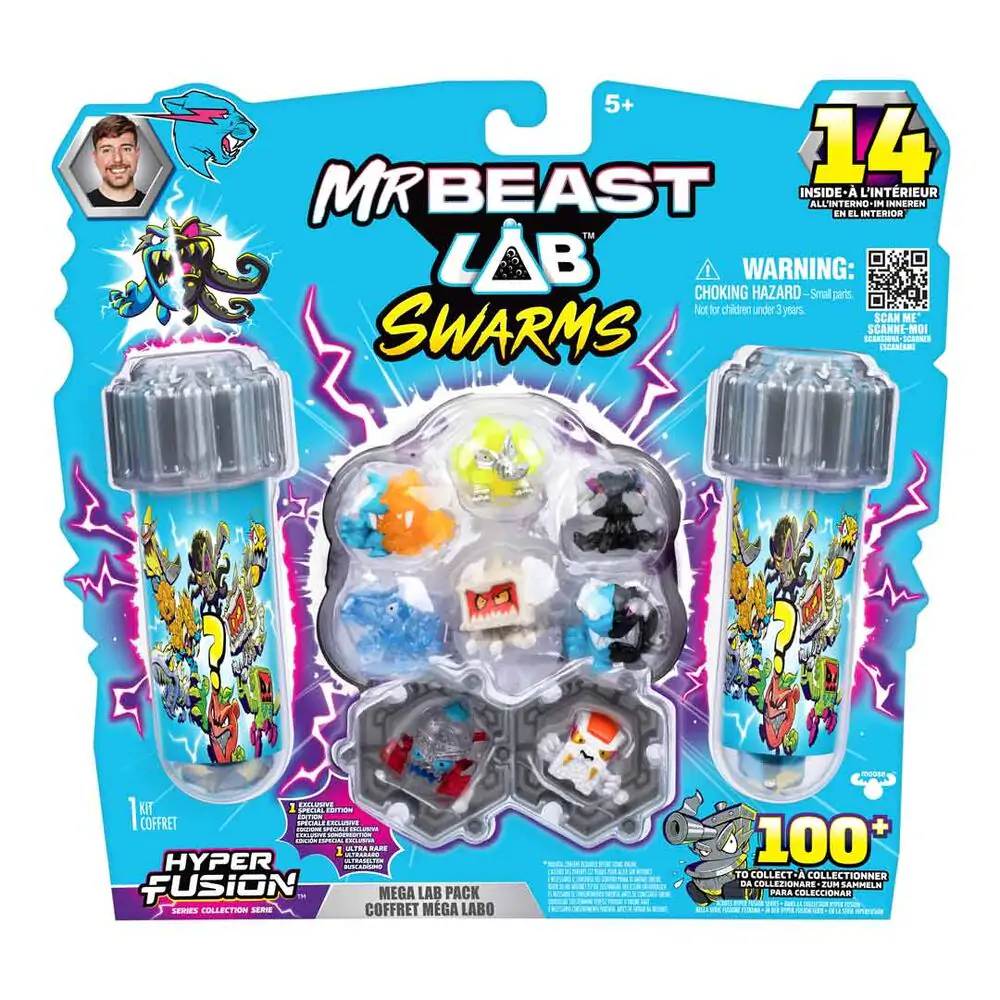 Mr. Beast Lab Swarms figurica 14-Pack Mega Lab 3 cm fotografija proizvoda