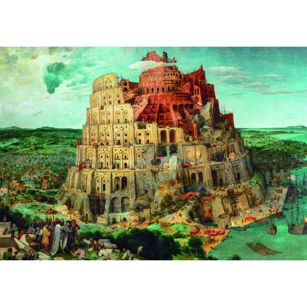 Museum Bruegel Kula Babilonska puzzle 1000 kom fotografija proizvoda