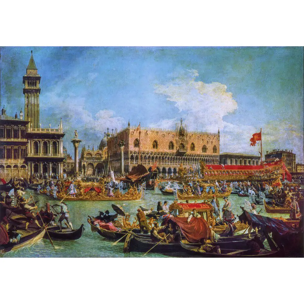 Museum Canaletto Povratak Bucentaura na Molo na dan Uzašašća puzzle 1000 kom fotografija proizvoda