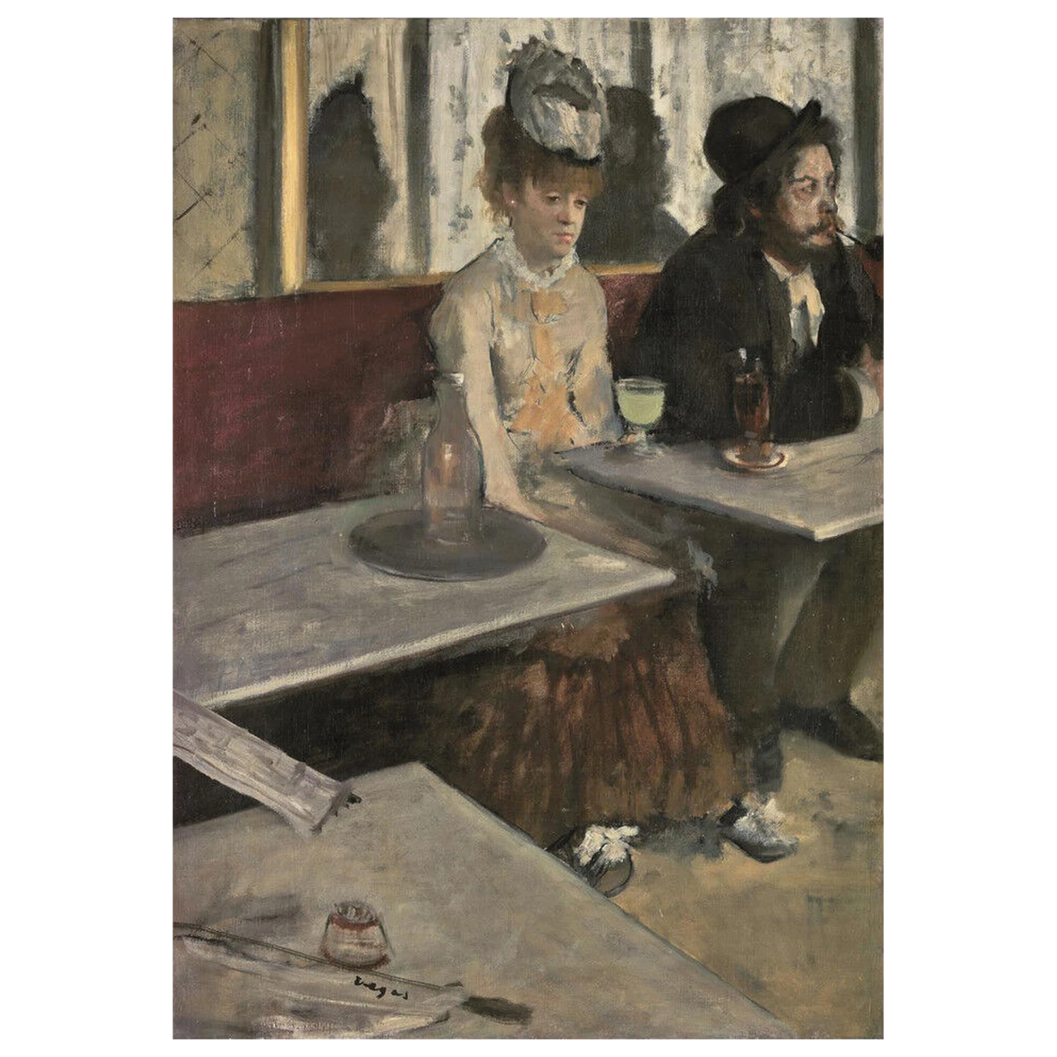 Museum Orsay Degas, "Dans Un Ca puzzle 1000 komada" fotografija proizvoda