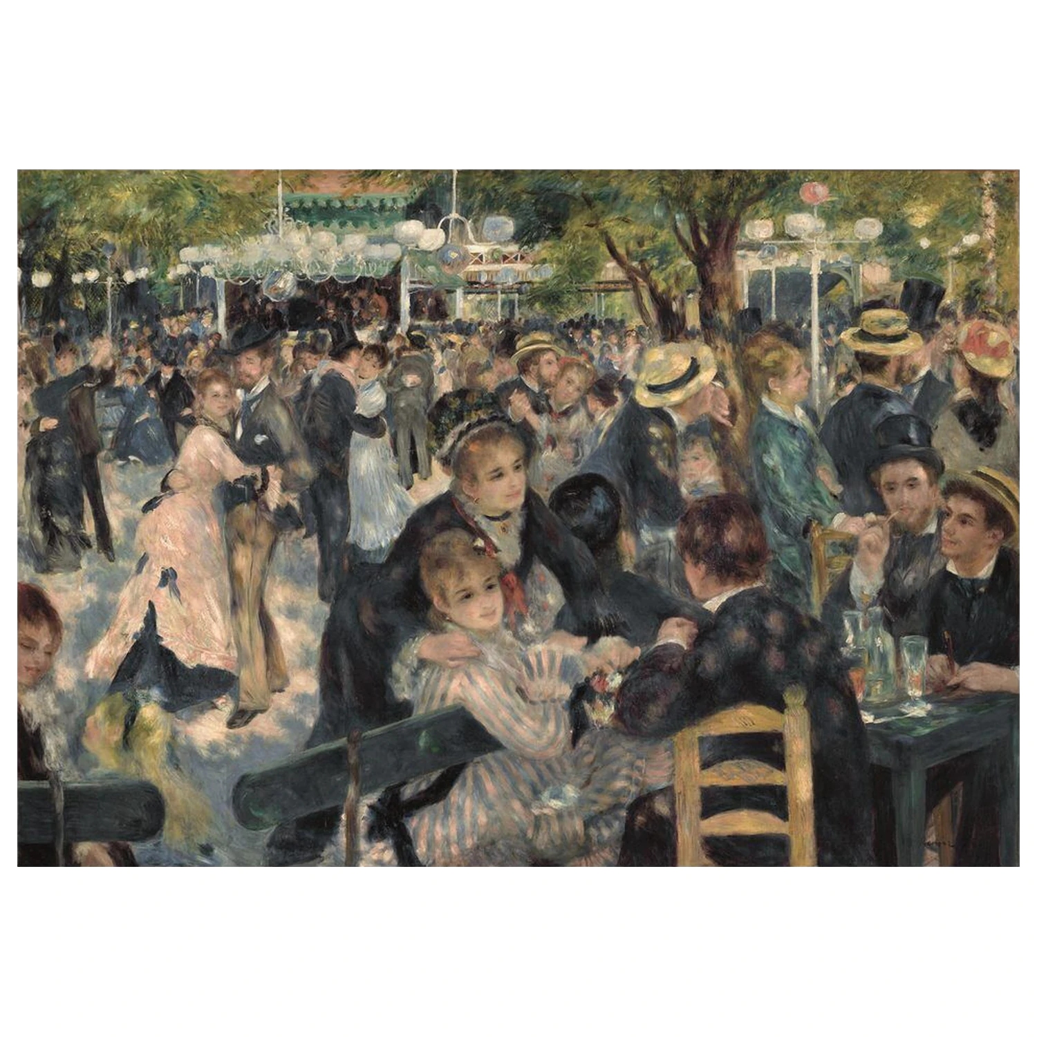 Museum Renoir-Bal Du Moulin De La G.M puzzle 1000 komada fotografija proizvoda