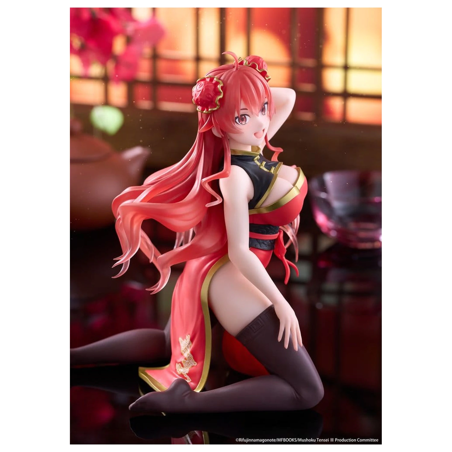 Mushoku Tensei: Jobless Reincarnation Desktop Cute PVC figurica Eris Greyrat (Chinese Dress Ver.) 13 cm fotografija proizvoda