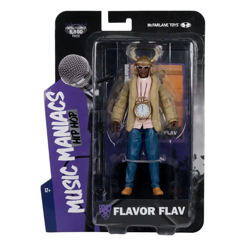 Music Maniacs Hip Hop akcijska figura Flavor Flav 16 cm fotografija proizvoda