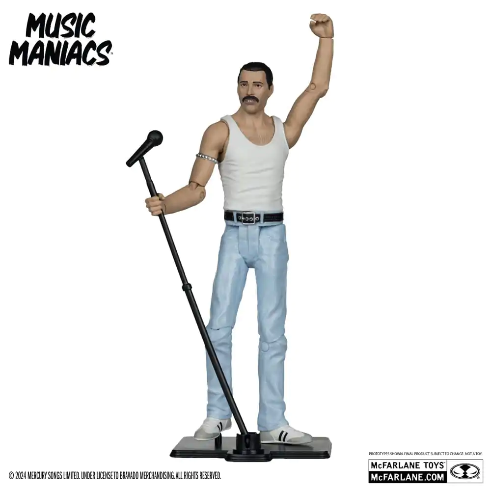Music Maniacs Rock akcijska figura Freddie Mercury 15 cm fotografija proizvoda