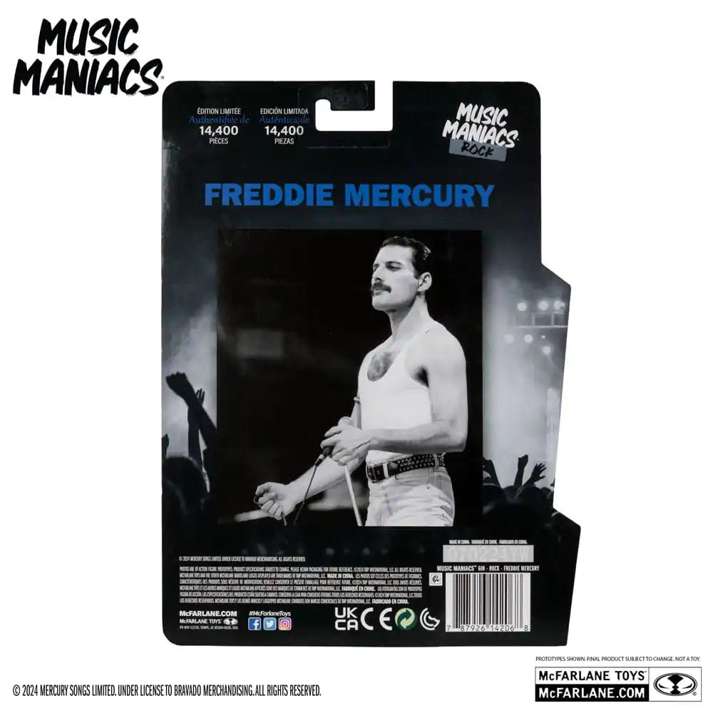 Music Maniacs Rock akcijska figura Freddie Mercury 15 cm fotografija proizvoda