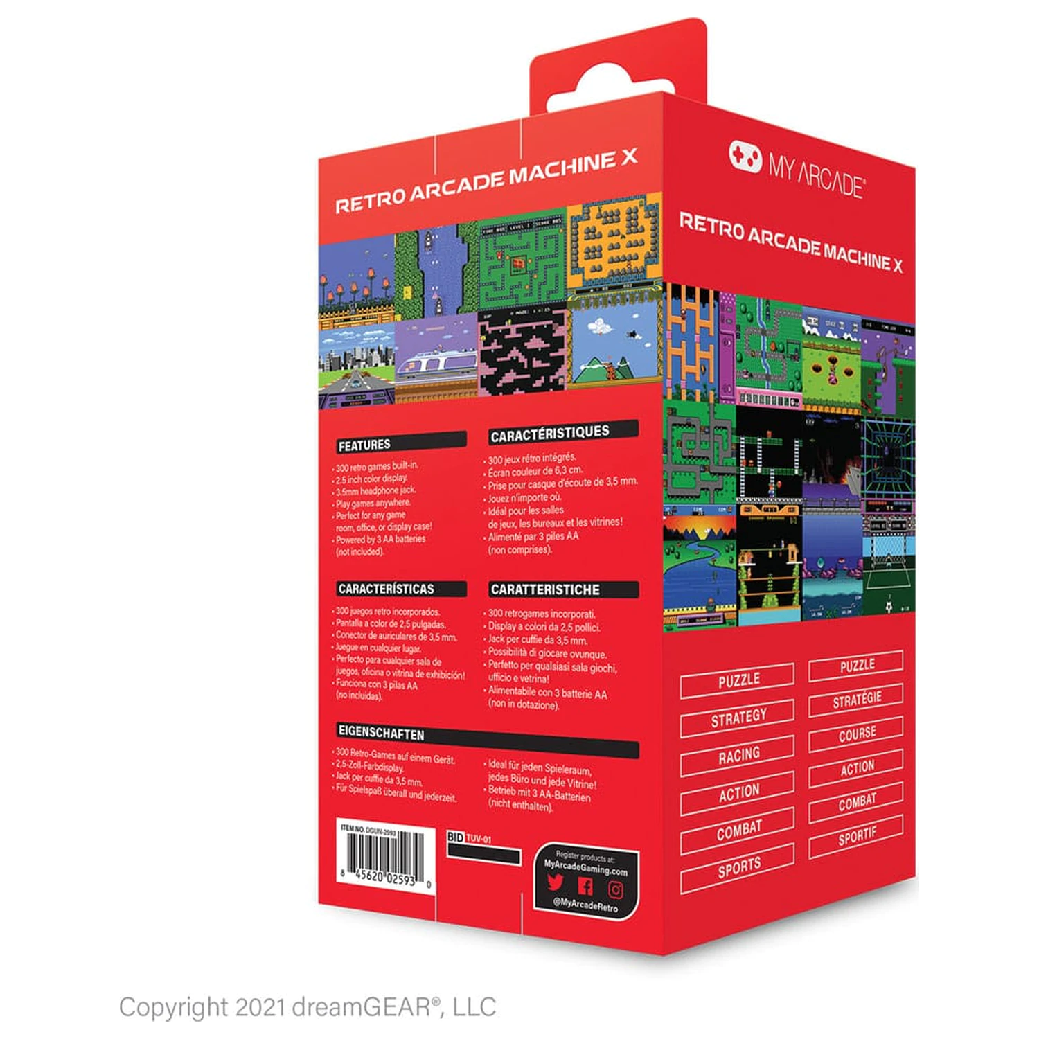 My Arcade Prijenosni sustav za igranje Retro Arcade Machine X fotografija proizvoda