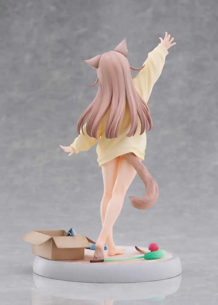 Moj Mačak je Kawaii Djevojka Kip 1/6 Kinako Play With Ver. AmiAmi 21 cm fotografija proizvoda
