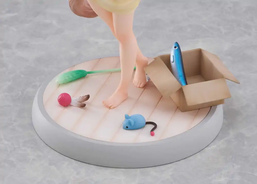 Moj Mačak je Kawaii Djevojka Kip 1/6 Kinako Play With Ver. AmiAmi 21 cm fotografija proizvoda