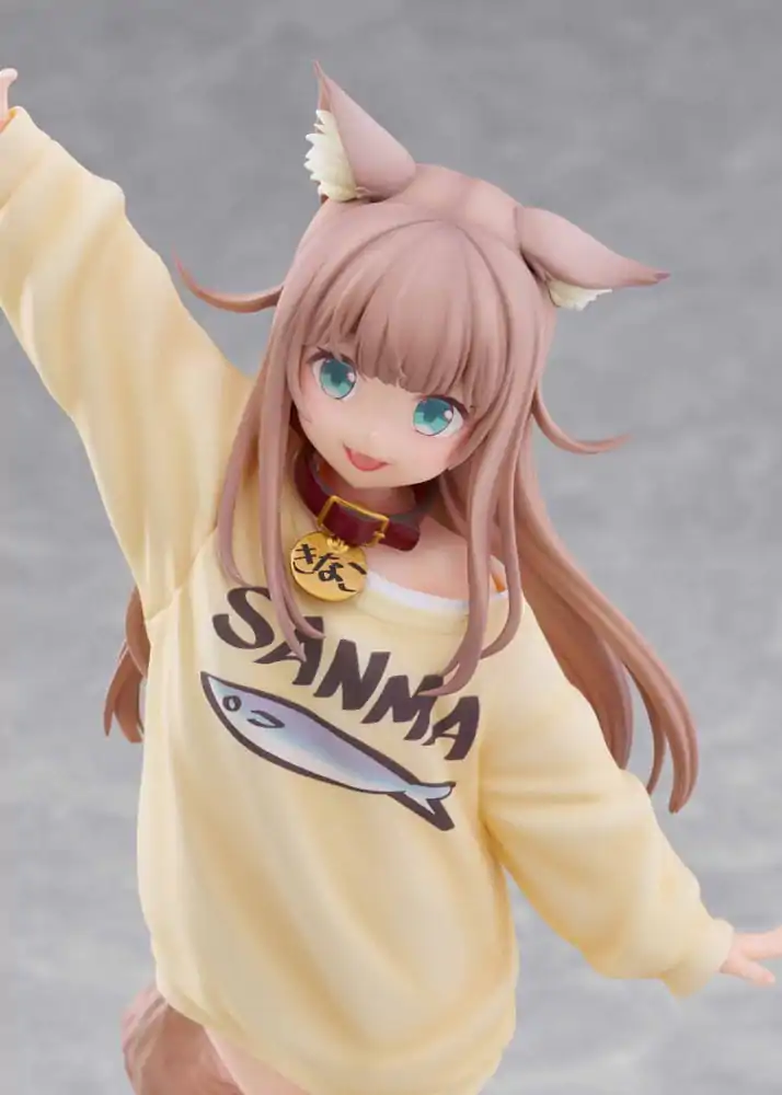 Moj Mačak je Kawaii Djevojka Kip 1/6 Kinako Play With Ver. AmiAmi 21 cm fotografija proizvoda