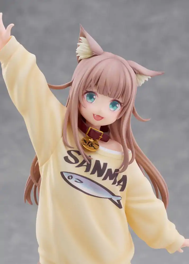 Moj Mačak je Kawaii Djevojka Kip 1/6 Kinako Play With Ver. AmiAmi 21 cm fotografija proizvoda