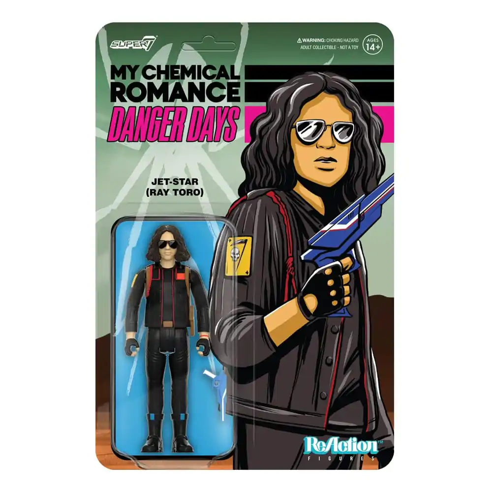 My Chemical Romance ReAction akcijska figura Wave 01 (Danger Days) Jet Star (Unmasked) 10 cm fotografija proizvoda