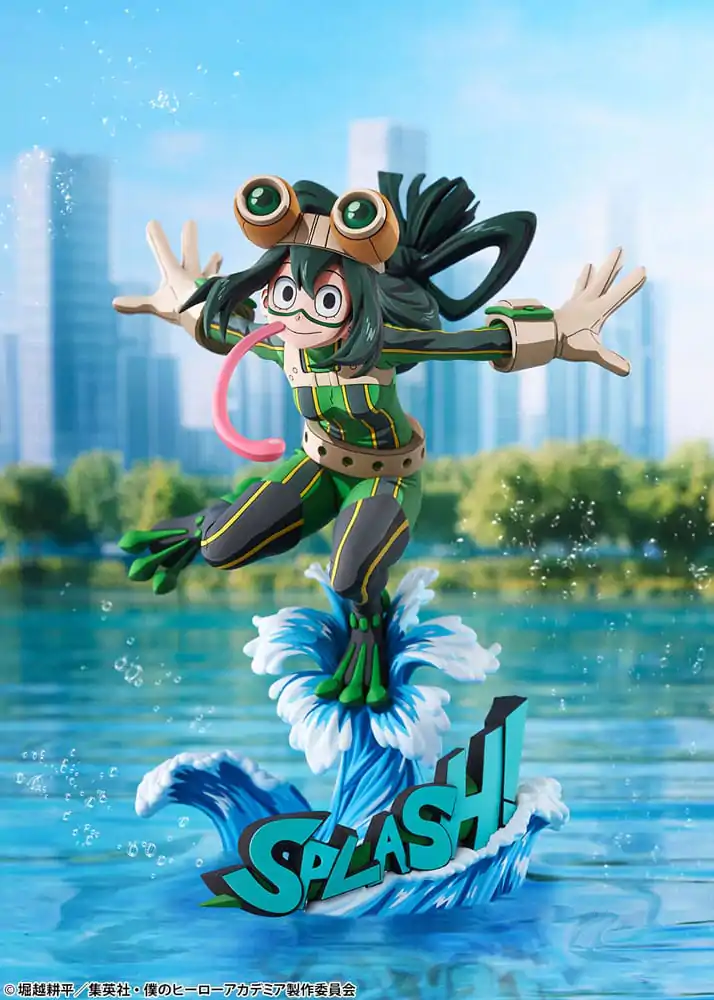 My Hero Academia PVC Kip 1/8 Tsuyu Asui Hero Suit 2D Ver. 20 cm fotografija proizvoda