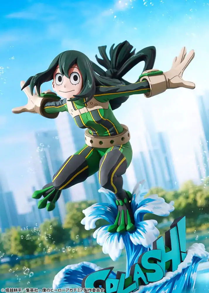 My Hero Academia PVC Kip 1/8 Tsuyu Asui Hero Suit 2D Ver. 20 cm fotografija proizvoda