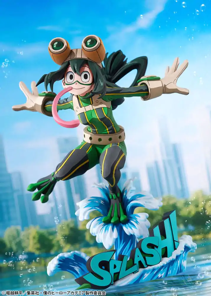 My Hero Academia PVC Kip 1/8 Tsuyu Asui Hero Suit 2D Ver. 20 cm fotografija proizvoda