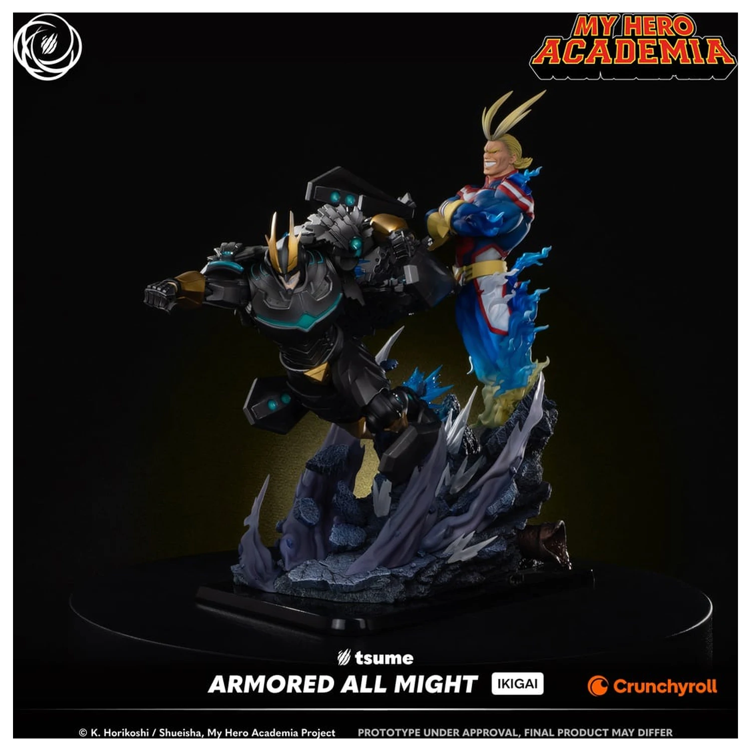 My Hero Academia Armored All Might statua Ikigai 1/6 Tsume 48cm fotografija proizvoda