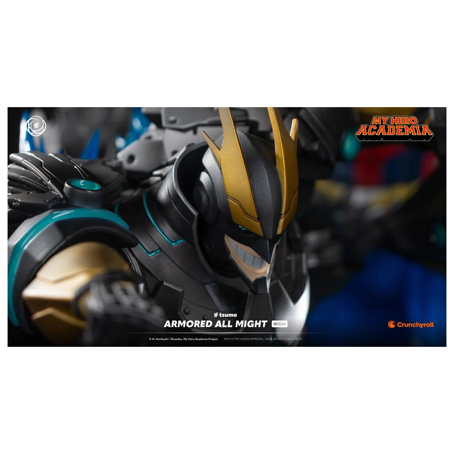 My Hero Academia Armored All Might statua Ikigai 1/6 Tsume 48cm fotografija proizvoda