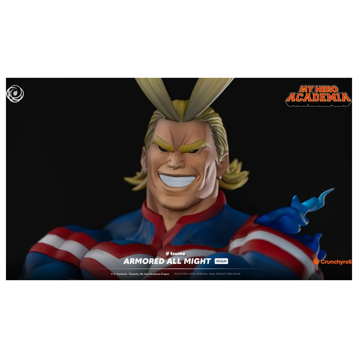 My Hero Academia Armored All Might statua Ikigai 1/6 Tsume 48cm fotografija proizvoda