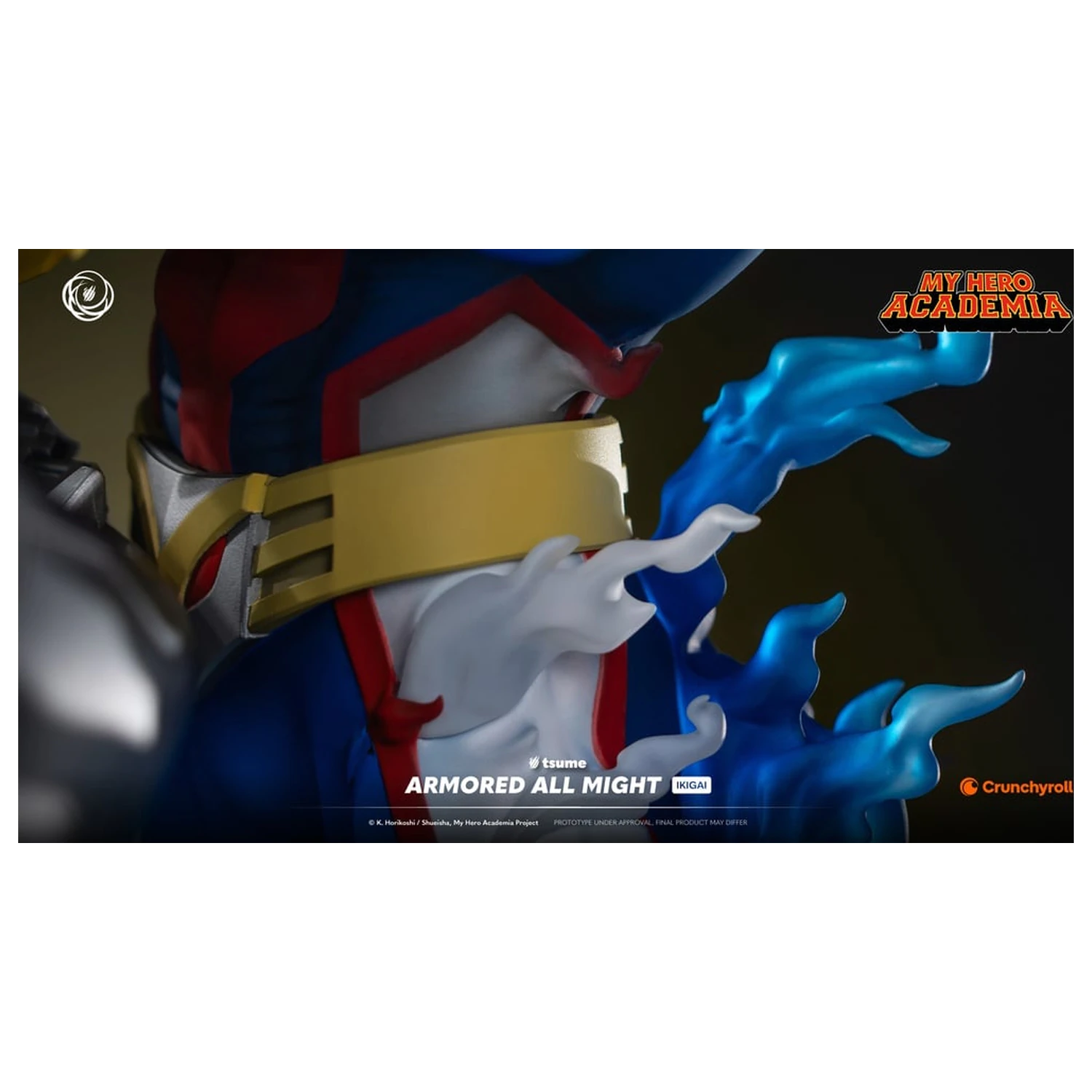 My Hero Academia Armored All Might statua Ikigai 1/6 Tsume 48cm fotografija proizvoda