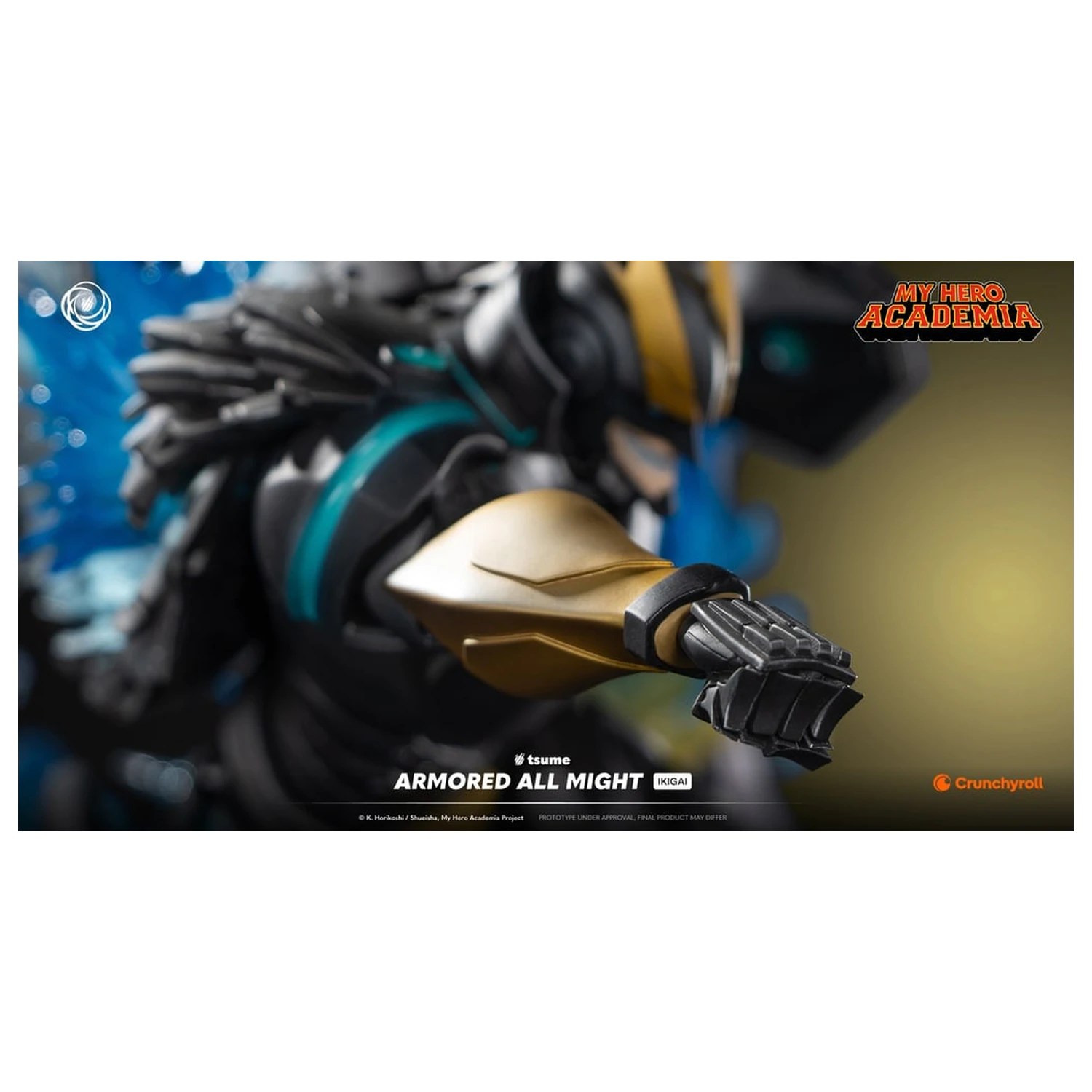 My Hero Academia Armored All Might statua Ikigai 1/6 Tsume 48cm fotografija proizvoda