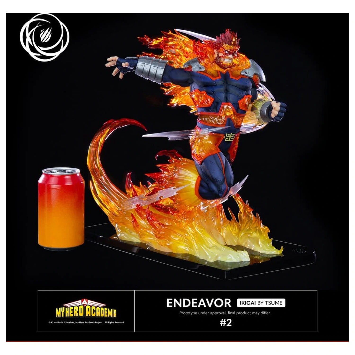My Hero Academia IKIGAI Figura 1/6 Endeavor fotografija proizvoda