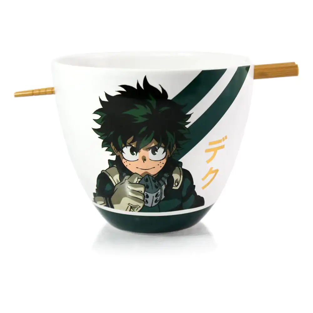 My Hero Academia zdjela za ramen s štapićima Izuku Midoriya 473 ml fotografija proizvoda