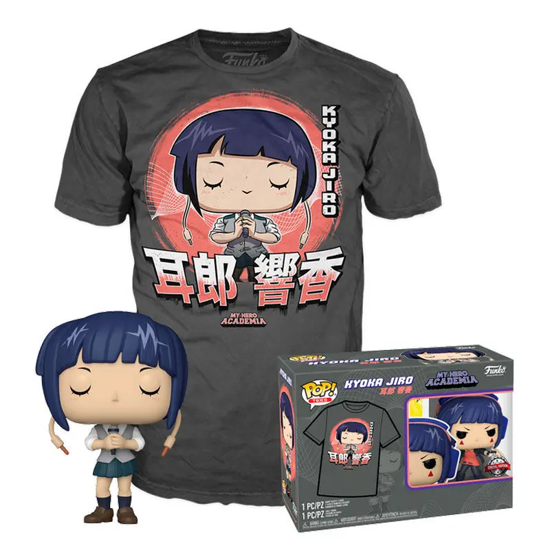 My Hero Academia Kyoka Jiro Funko POP figura & majica box Exkluzív fotografija proizvoda