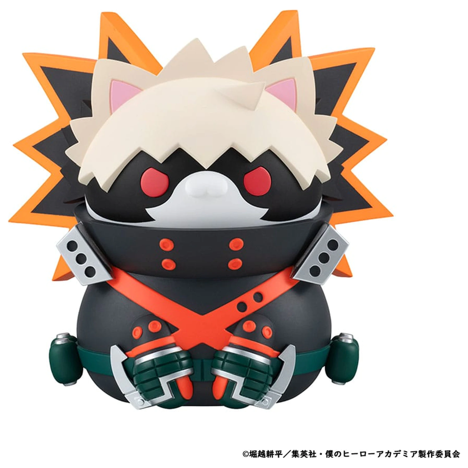 My Hero Academia Mega Cat Project Nyanto! The Big Heroaca Cats Series Trading figurica 3-paket Izuku Midoriya & Katsuki Bakugo & Shoto Todoroki 12 cm fotografija proizvoda