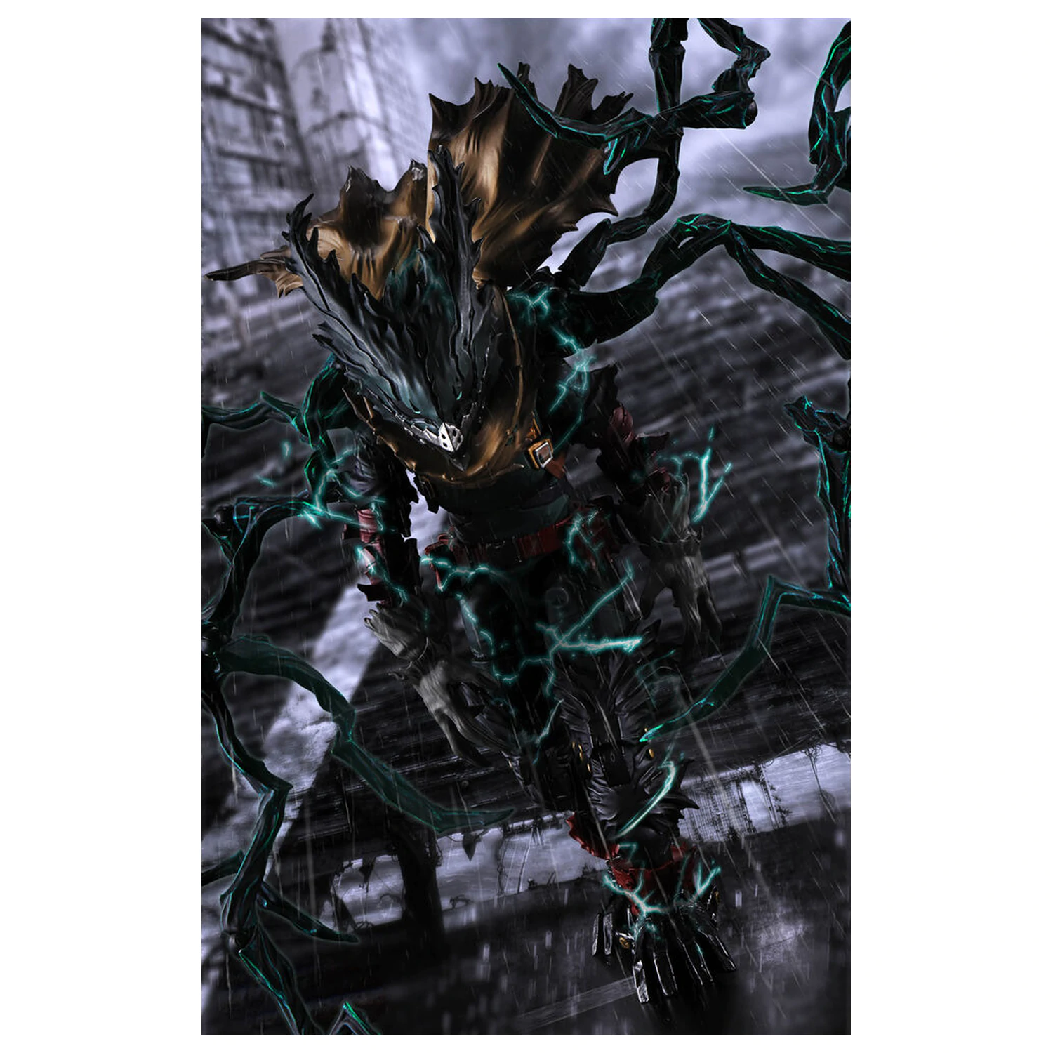 My Hero Academia S.H.Figuarts akcijska figura Dark Deku 14 cm fotografija proizvoda