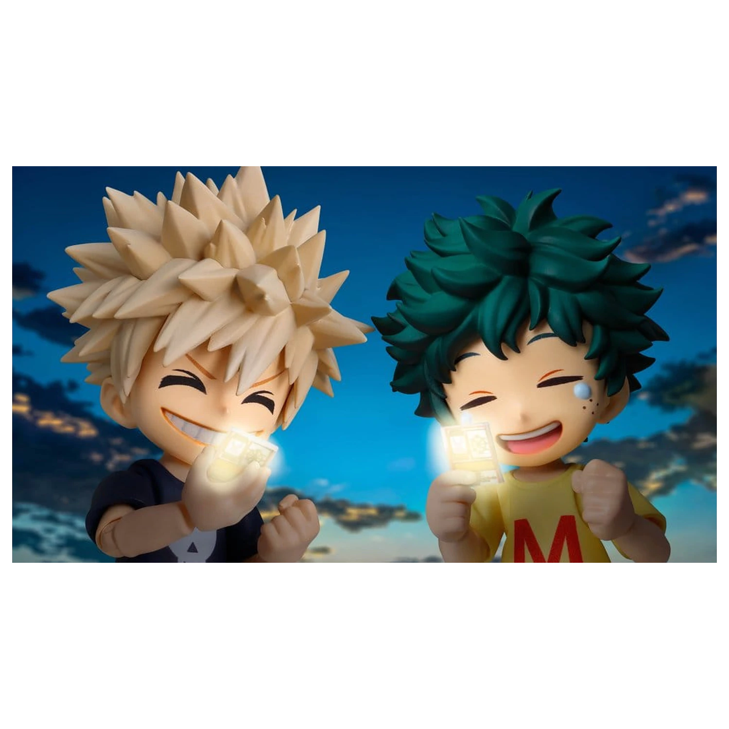 My Hero Academia S.H.Figuarts akcijska figura Izuku Midoriya & Katsuki Bakugo -Childhood Set- 9 cm fotografija proizvoda