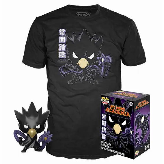 My Hero Academia Tokoyami Funko POP figura i majica - kutija fotografija proizvoda