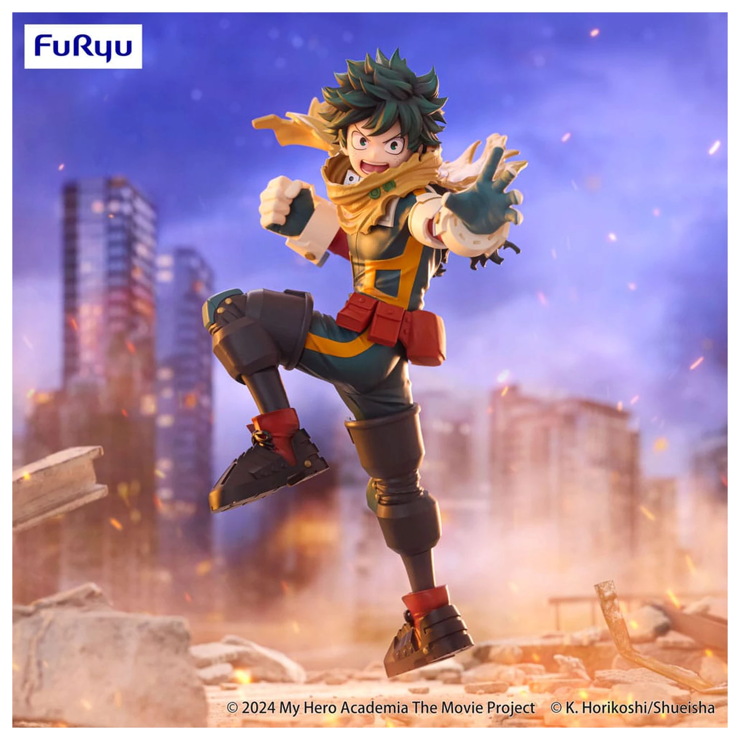 My Hero Academia: You're Next Trio-Try-iT PVC Kip Izuku Midoriya 21 cm fotografija proizvoda