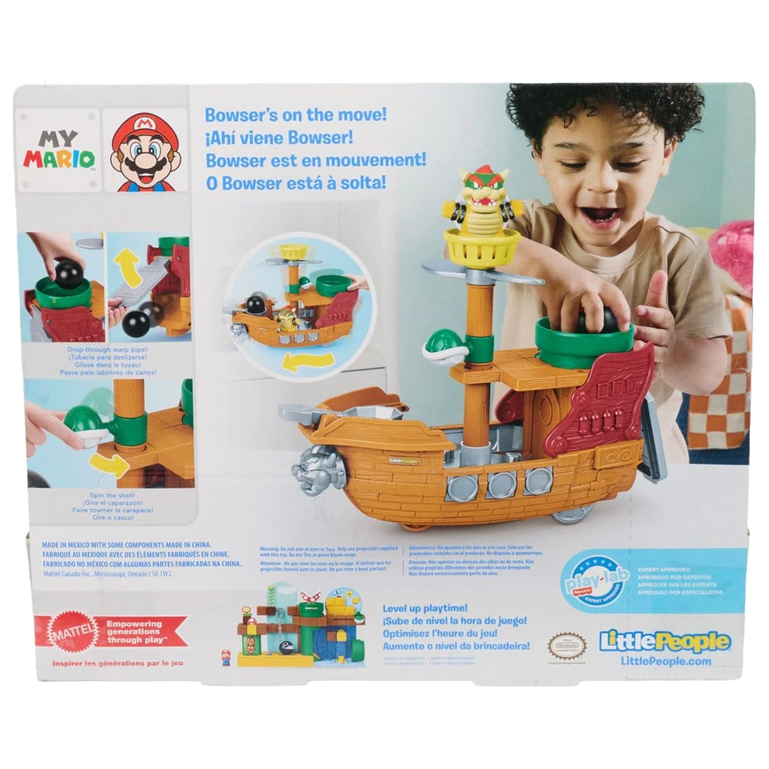 My Mario Little People Set za igru Bowser's Airship fotografija proizvoda