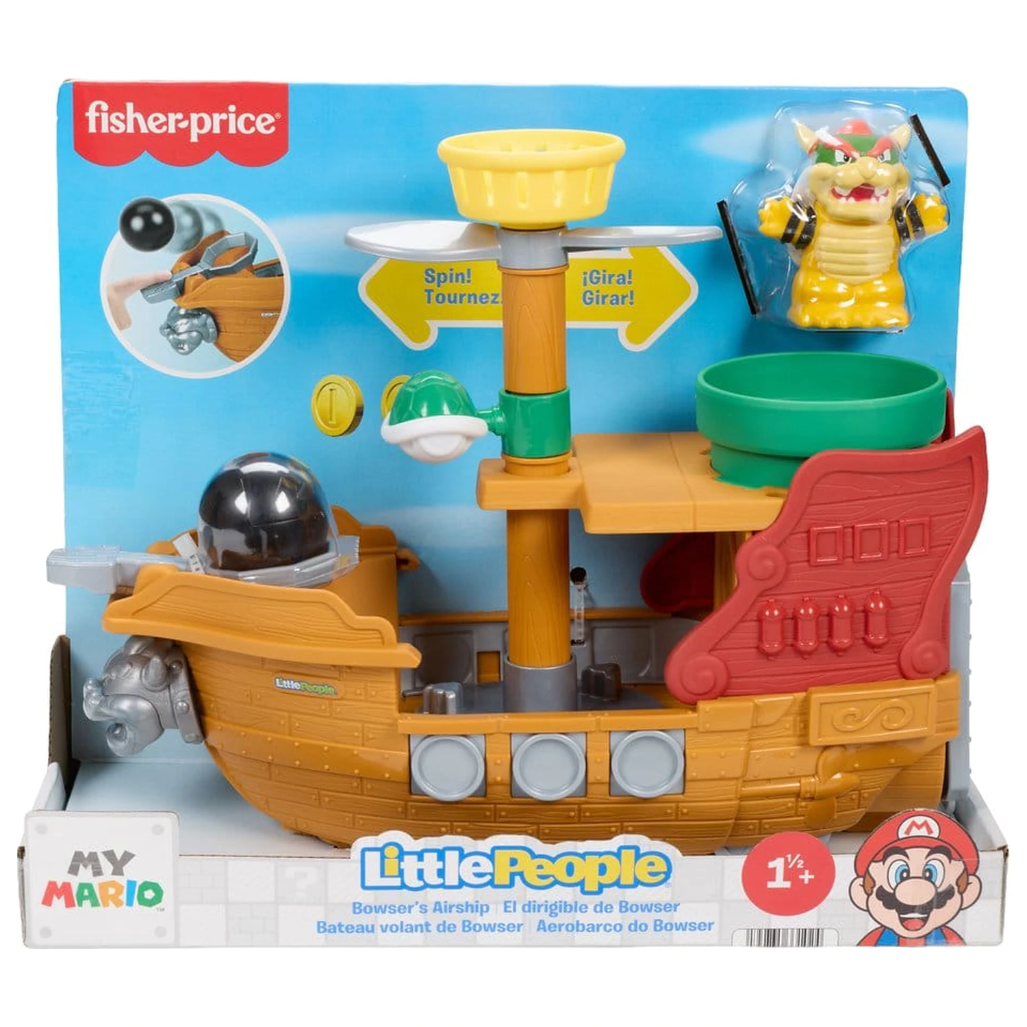 My Mario Little People Set za igru Bowser's Airship fotografija proizvoda