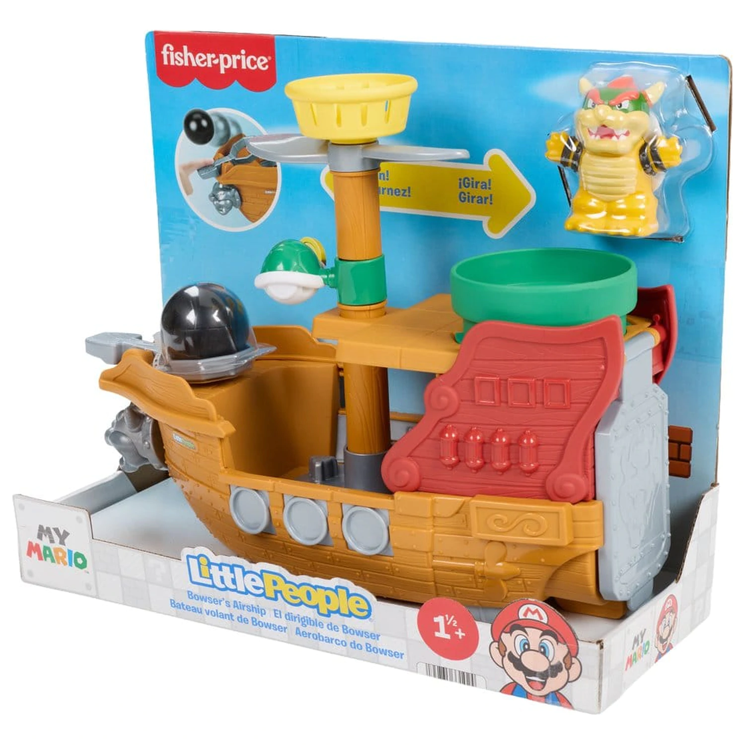 My Mario Little People Set za igru Bowser's Airship fotografija proizvoda