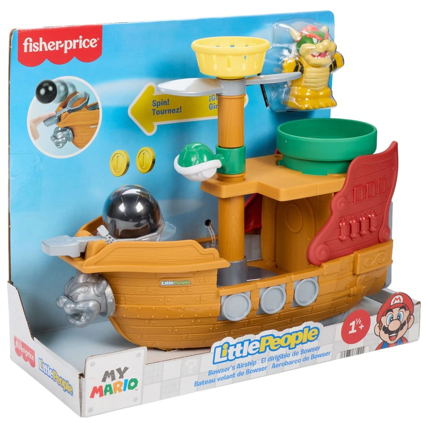 My Mario Little People Set za igru Bowser's Airship fotografija proizvoda
