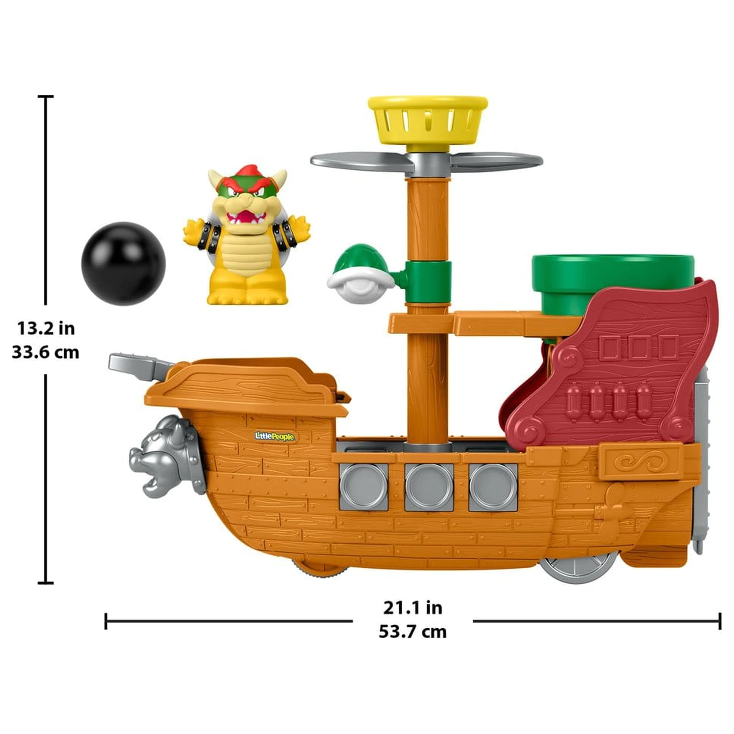 My Mario Little People Set za igru Bowser's Airship fotografija proizvoda
