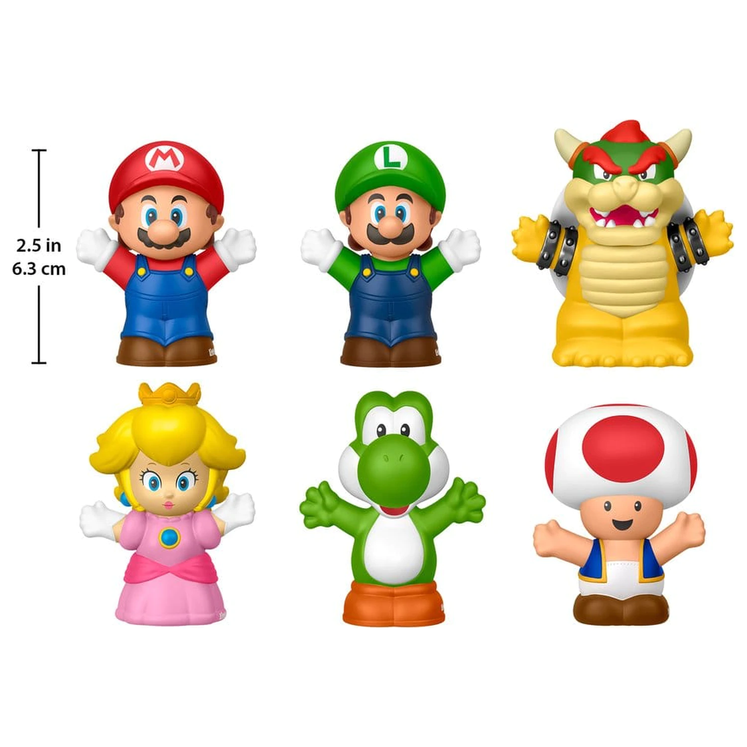My Mario Little People Collector Mini Figura 6 komada 7 cm fotografija proizvoda