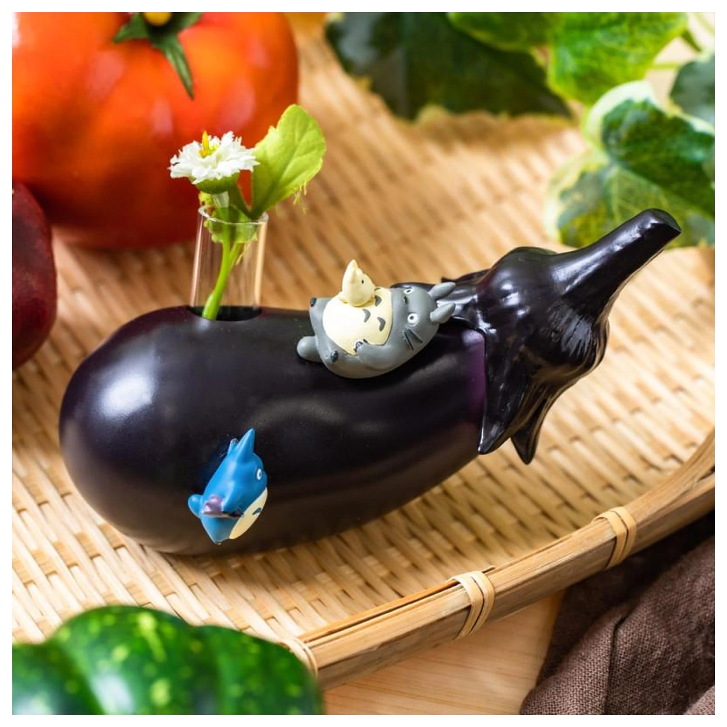 My Neighbor Totoro Aubergine Fig. Soliflore vaza fotografija proizvoda