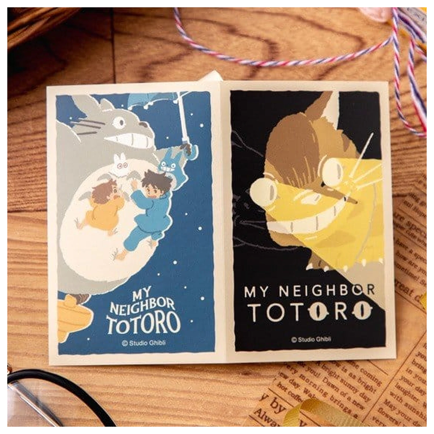 My Neighbor Totoro naljepnica Catbus & Flying Totoro Retro fotografija proizvoda