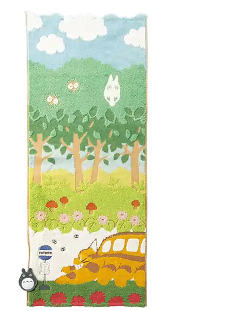 My Neighbor Totoro Ručnik Catbus on it's way 34 x 80 cm fotografija proizvoda