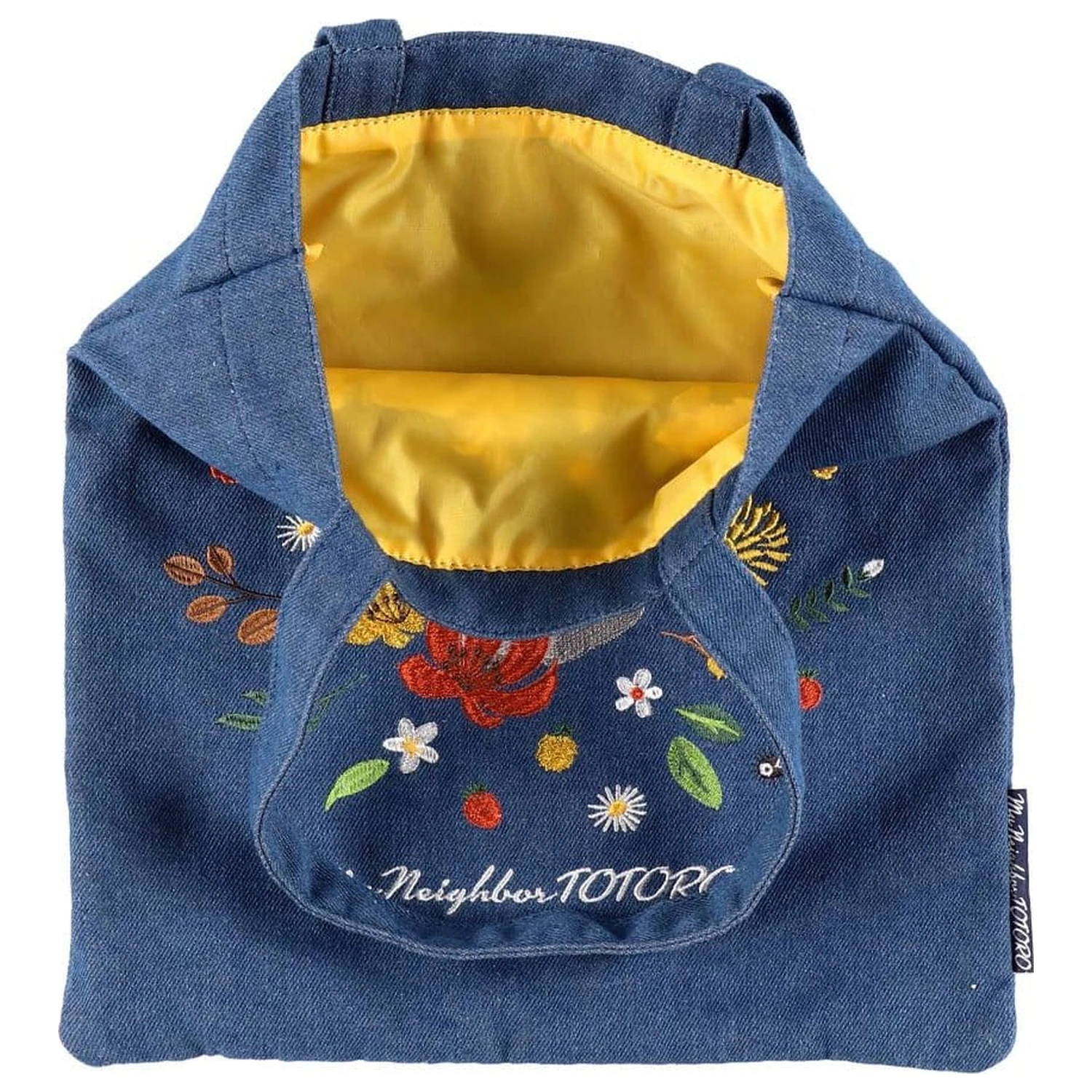 My Neighbor Totoro platnena torba Denim Totoro & Flower Wreath fotografija proizvoda