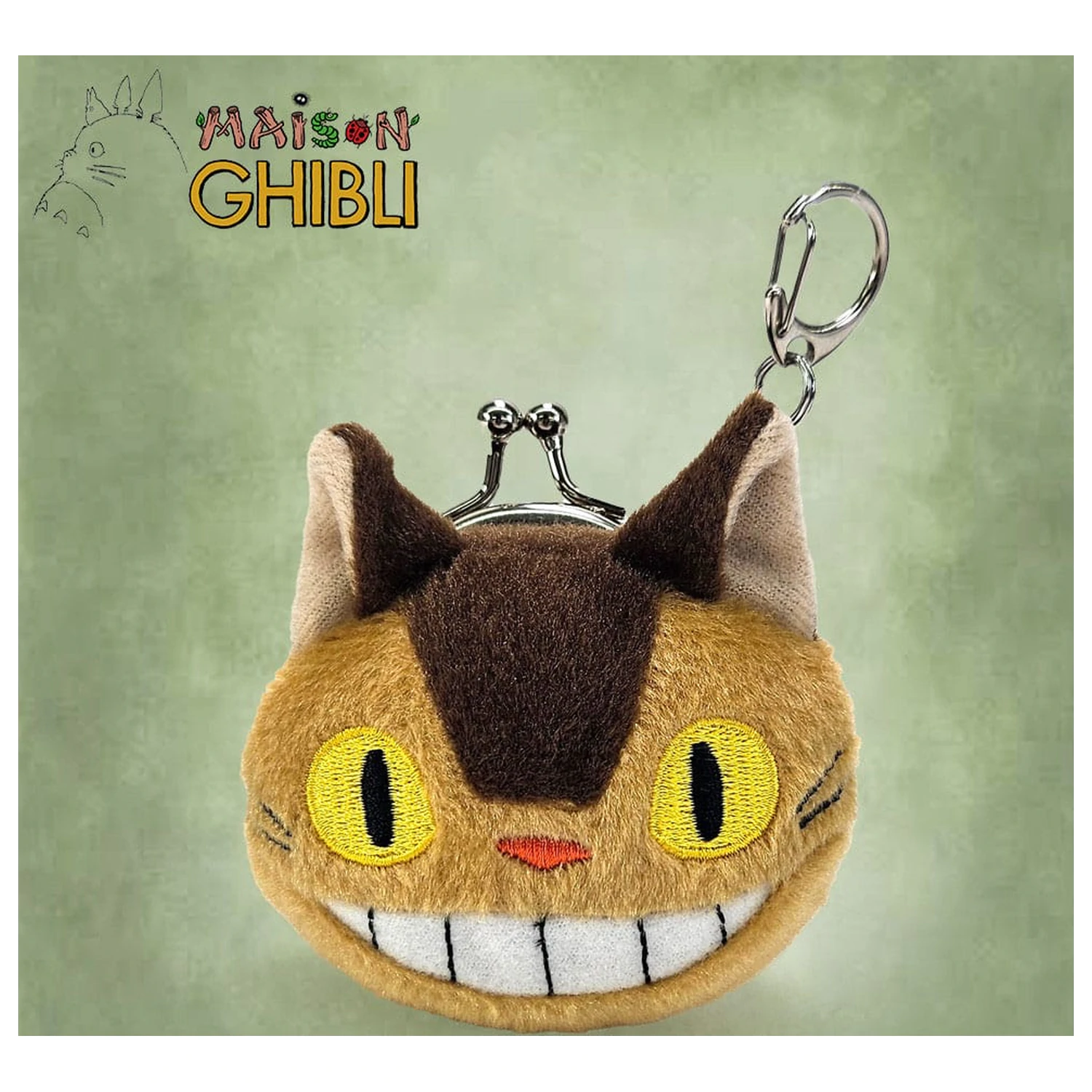 My Neighbor Totoro Funwari Mini plišana torbica za kovanice Cat Bus fotografija proizvoda