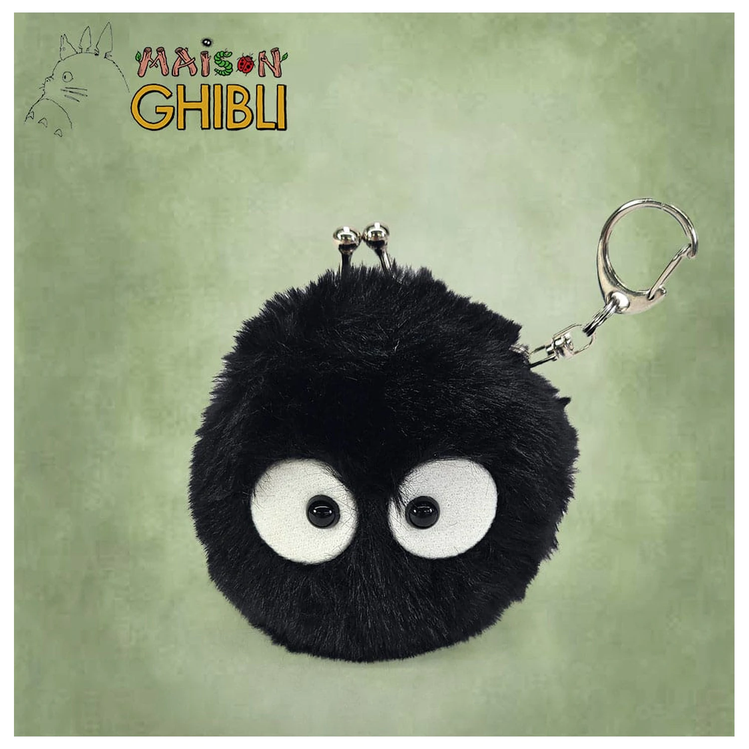 My Neighbor Totoro Funwari Mini plišani novčanik za kovanice Soot Sprite fotografija proizvoda