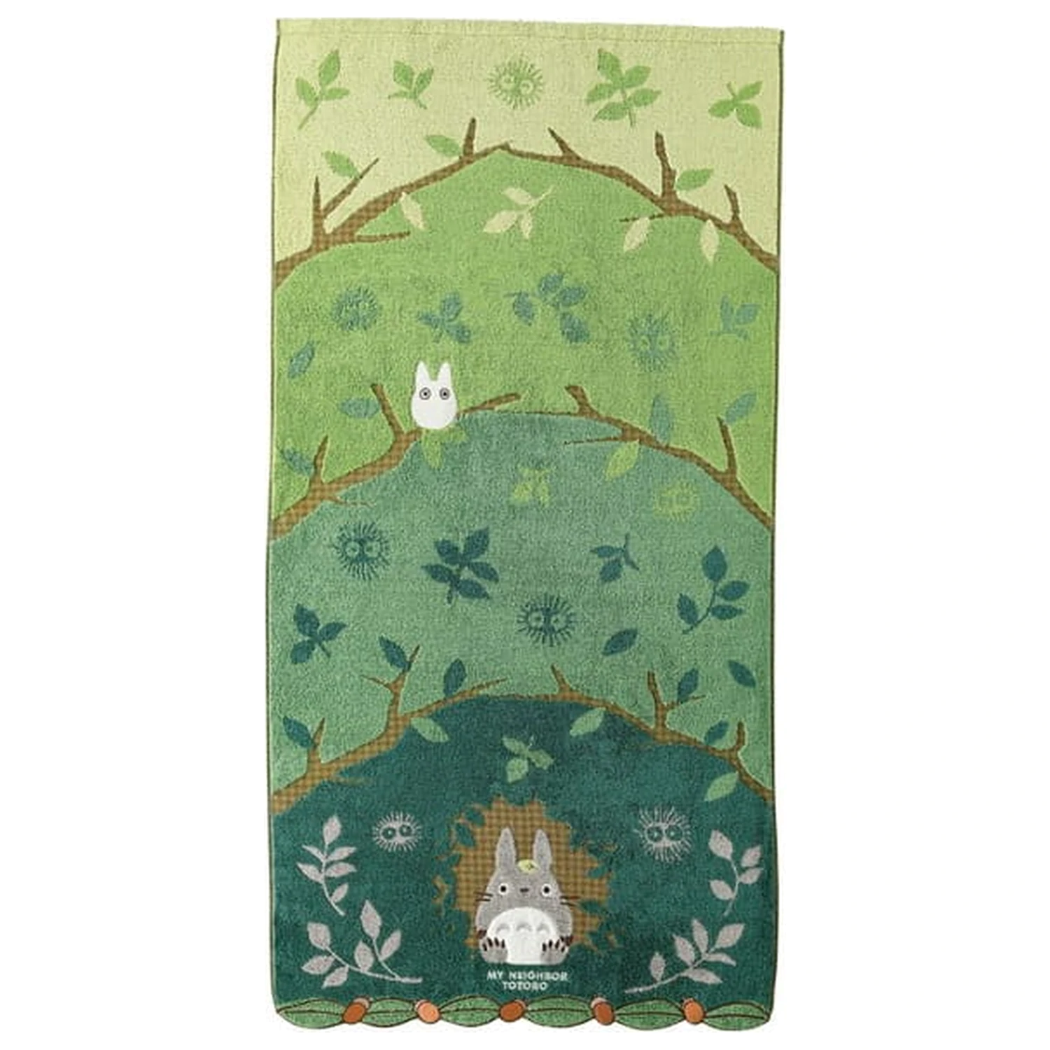 My Neighbor Totoro veliki ručnik za kupanje Totoro Forest Tunnel 60 x 120 cm fotografija proizvoda