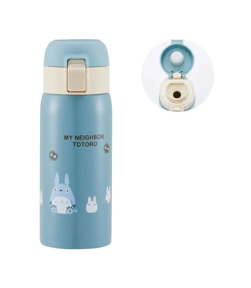 My Neighbor Totoro Bočica za vodu na jedno guranje Mat Plava 350 ml fotografija proizvoda
