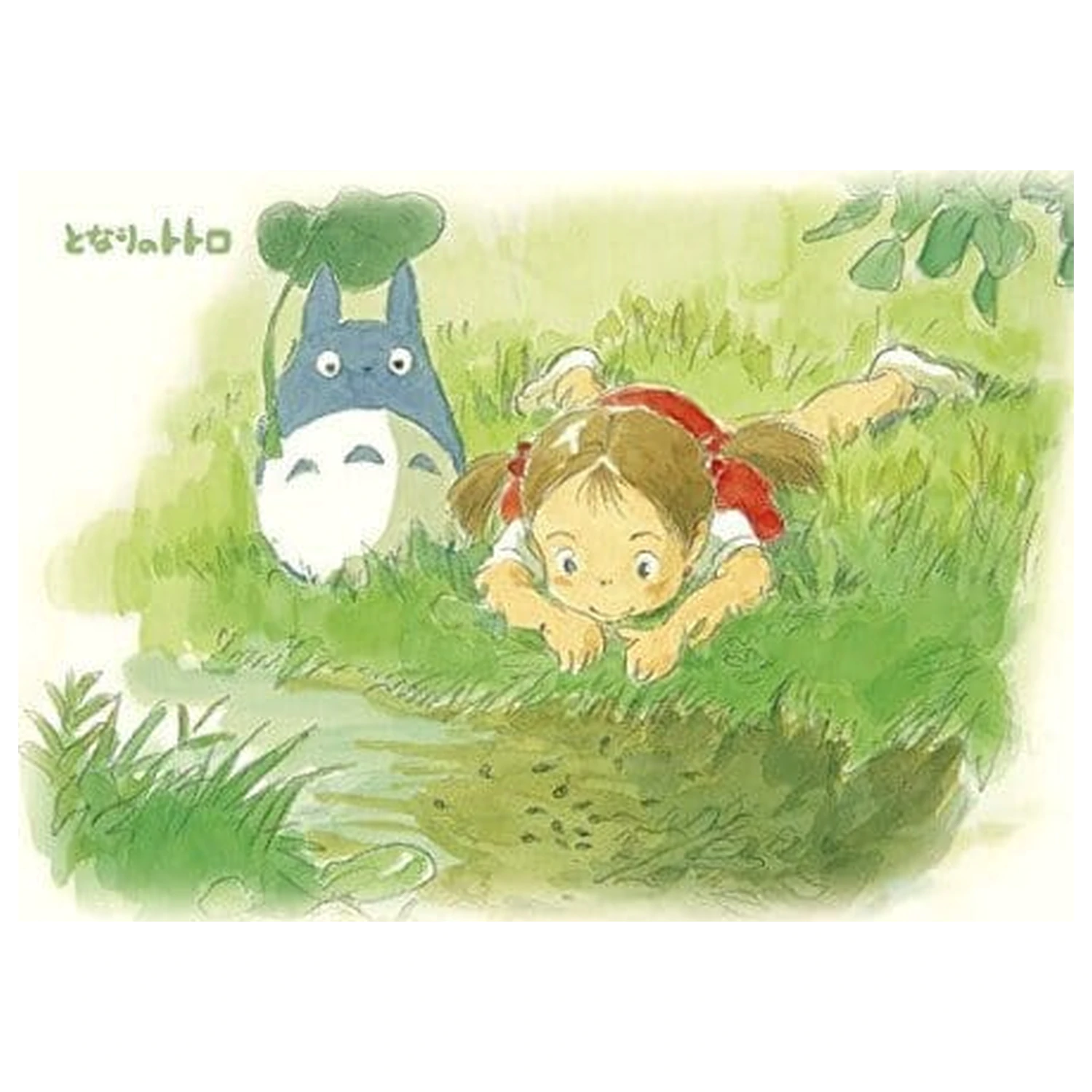 My Neighbor Totoro slagalica i štafelaj By the little stream (150 komada) fotografija proizvoda