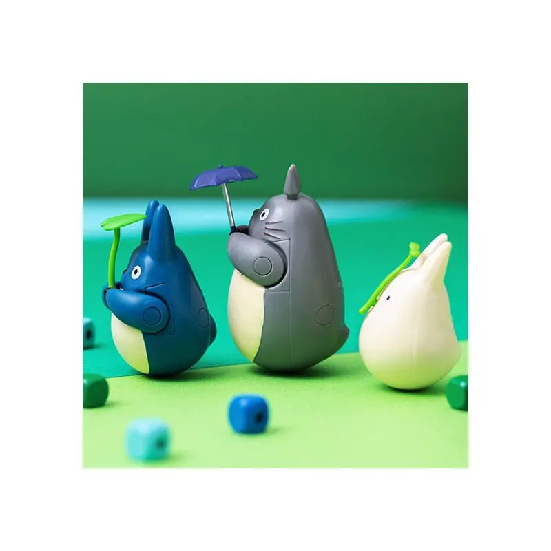 My Neighbor Totoro figurica okruglog dna, mali Totoro s listom 5 cm fotografija proizvoda