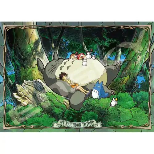 My Neighbor Totoro Puzzle Slagalica Stained Glass Napping with Totoro (500 dijelova) fotografija proizvoda