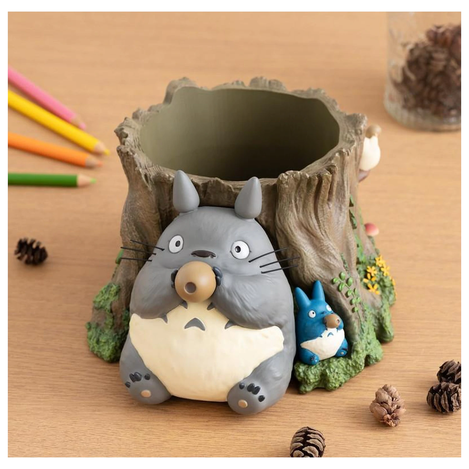 My Neighbor Totoro Totoro deblo Držač za biljke Diorama 17.5 cm fotografija proizvoda