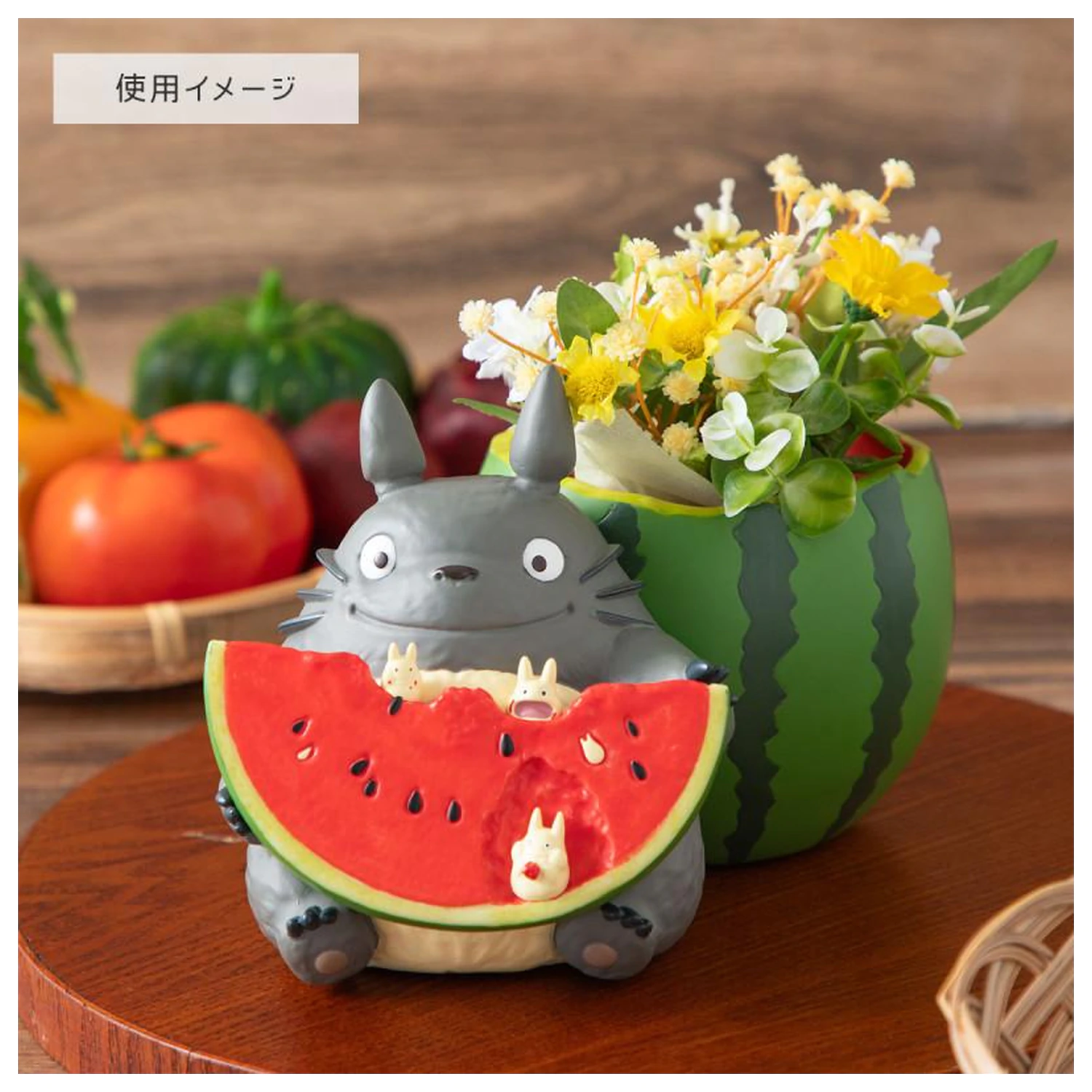 My Neighbor Totoro Totoro Okvir za posudu za cvijeće s lubenicom fotografija proizvoda